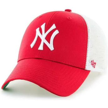 Czapka trucker czerwona New York Yankees MLB MVP 47 Brand