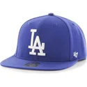 niebieska-czapka-z-daszkiem-snapback-los-angeles-dodgers-mlb-captain-marki-47-brand