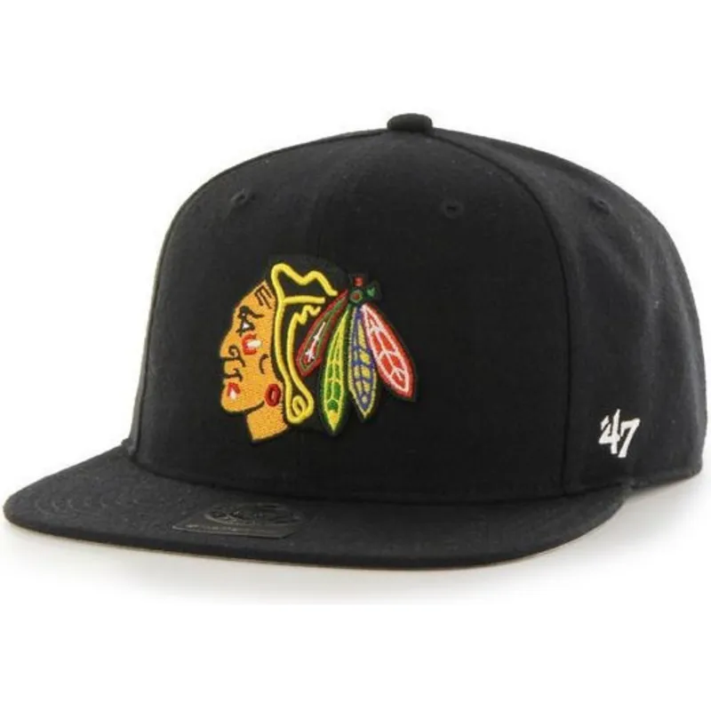 czapki-plana-czarny-snapback-chicago-blackhawks-nhl-47-brand czapki-plana-czarny-snapback-chicago-blackhawks-nhl-47-brand