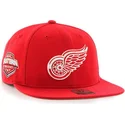 czapki-plana-czerwony-snapback-detroit-red-wings-nhl-47-brand