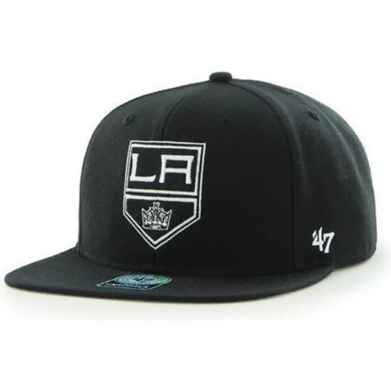 czapki-plana-czarny-snapback-los-angeles-kings-nhl-47-brand