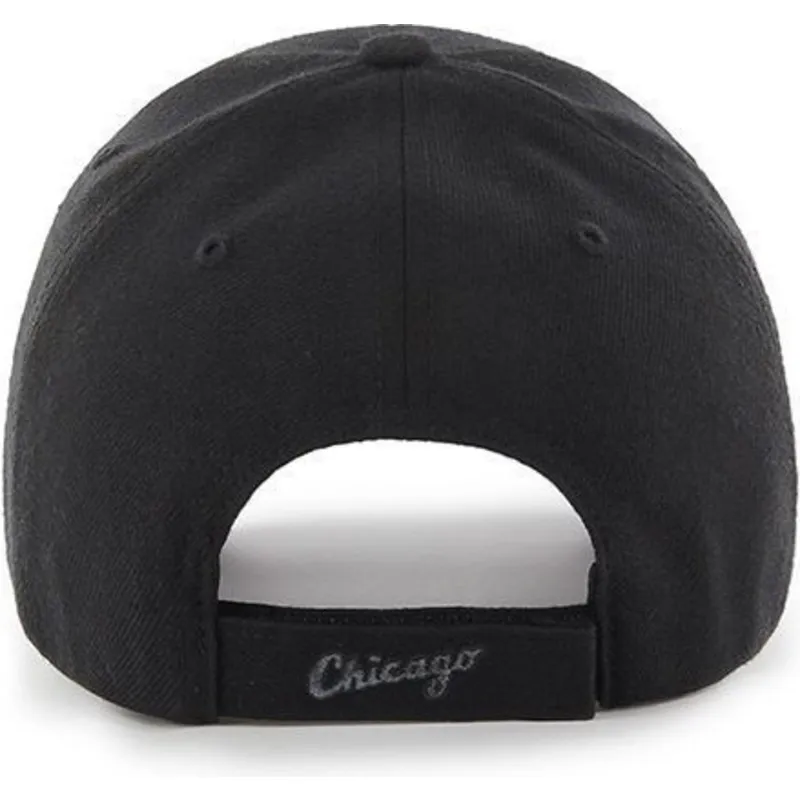 czapki-curva-czarny-tasma-regulowana-plateado-chicago-white-sox-mlb-47-brand czapki-curva-czarny-tasma-regulowana-plateado-chicago-white-sox-mlb-47-brand