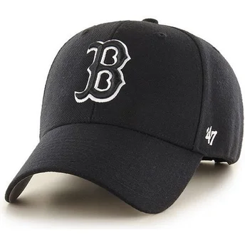 czapki-curva-czarny-snapback-boston-red-sox-mlb-47-brand
