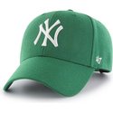 wyginieta-czapka-zielona-snapback-new-york-yankees-mlb-mvp-47-brand