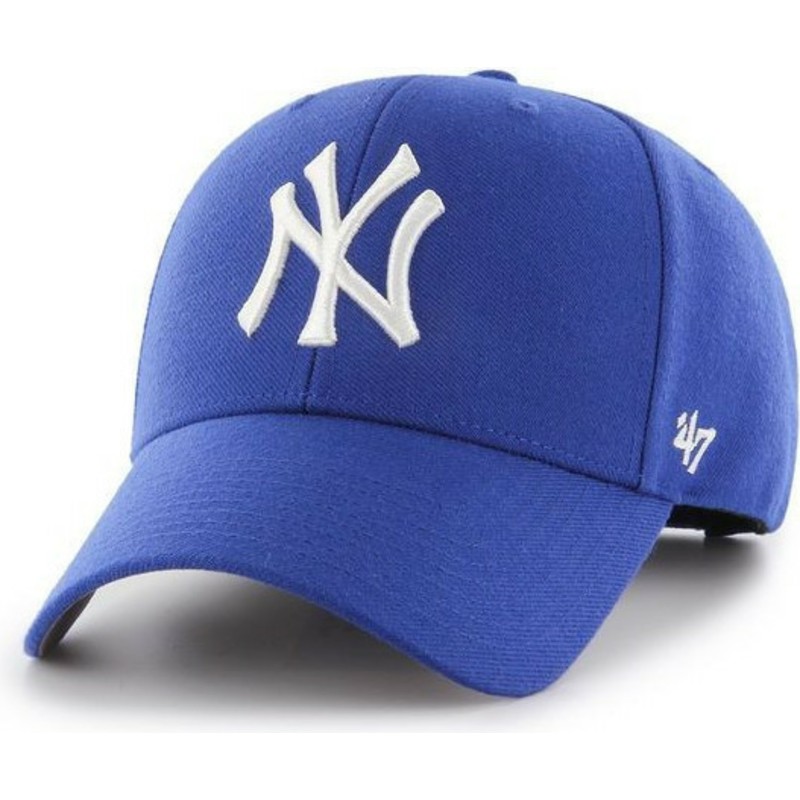 wyginieta-czapka-niebieska-snapback-new-york-yankees-mlb-mvp-47-brand