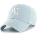 jasnoniebieska-czapka-z-daszkiem-new-york-yankees-mlb-clean-up-marki-47-brand