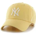 czapki-curva-zolty-tasma-regulowana-new-york-yankees-mlb-47-brand