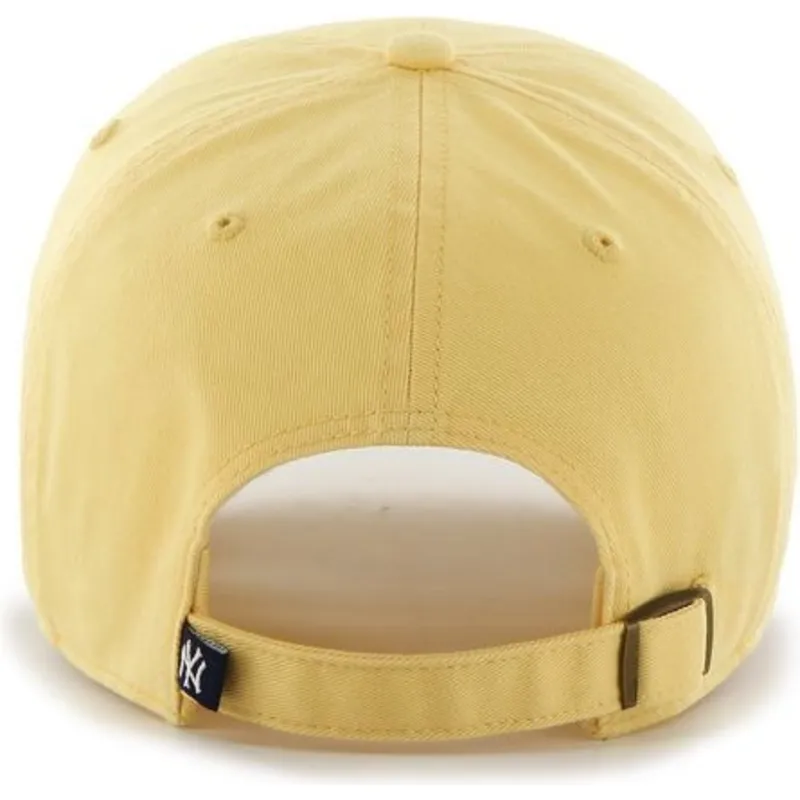 czapki-curva-zolty-tasma-regulowana-new-york-yankees-mlb-47-brand