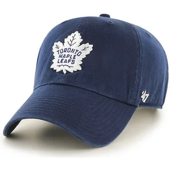 Granatowa czapka z daszkiem Toronto Maple Leafs NHL Clean Up od 47 Brand