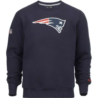 Niebieska bluza z okrągłym dekoltem New England Patriots NFL od New Era