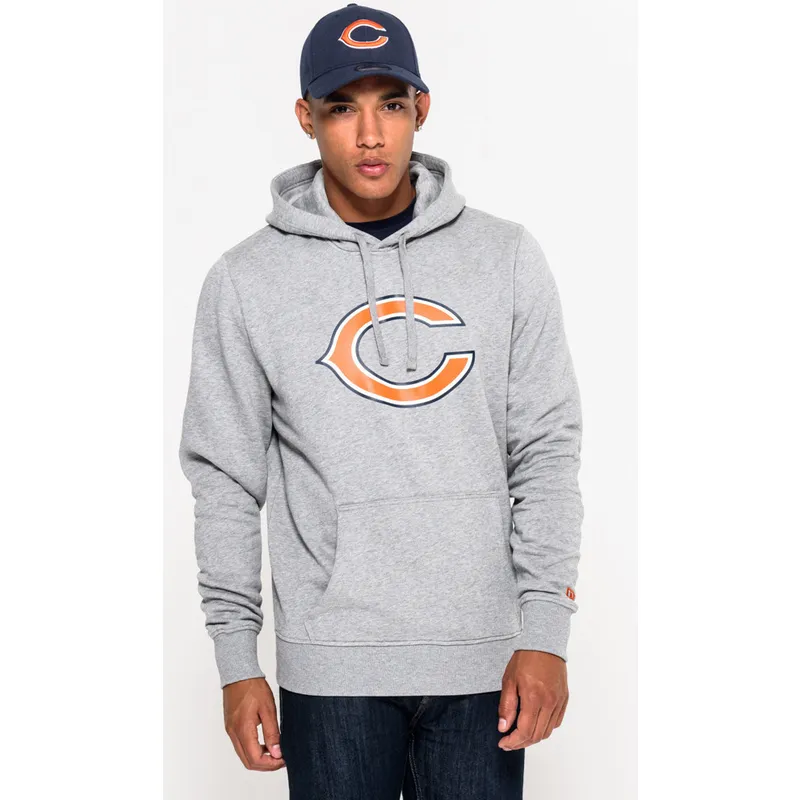 bluzy-z-kapturem-szary-pullover-hoodie-chicago-bears-nfl-new-era