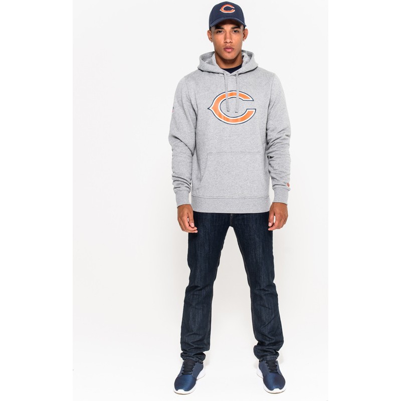 bluza-z-kapturem-szara-pullover-hoodie-chicago-bears-nfl-new-era