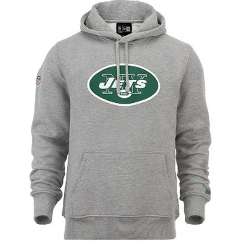 Bluza z kapturem szara Pullover Hoodie New York Jets NFL New Era