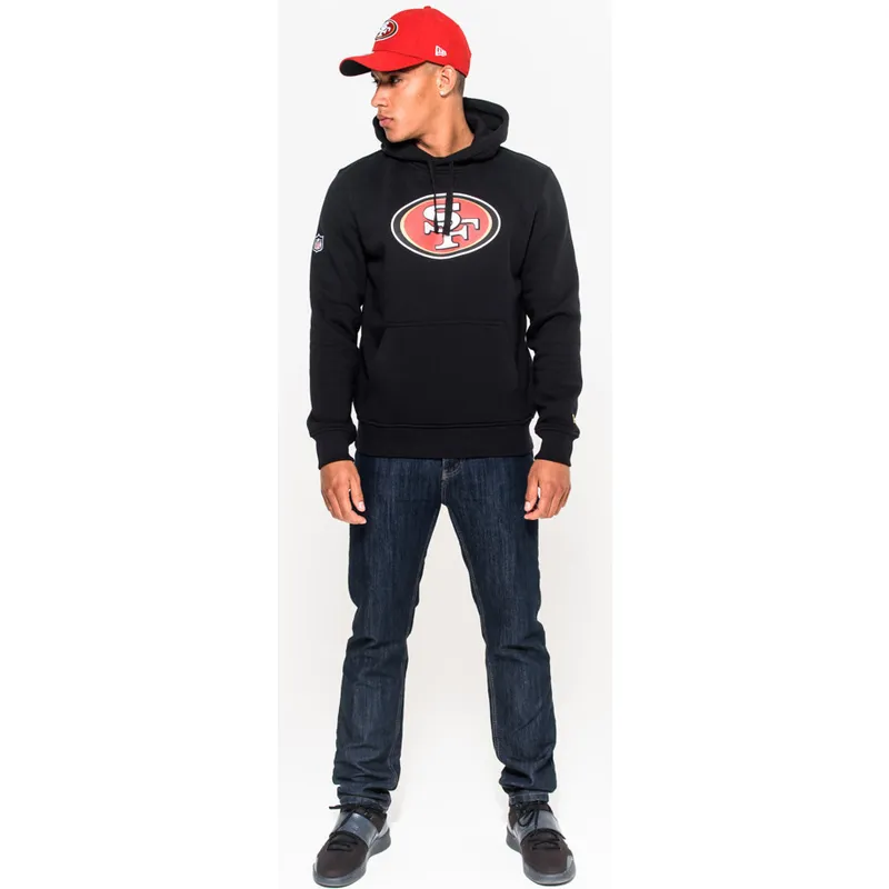 bluzy-z-kapturem-czarny-pullover-hoodie-san-francisco-49ers-nfl-new-era