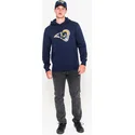bluzy-z-kapturem-niebieski-pullover-hoodie-los-angeles-rams-nfl-new-era