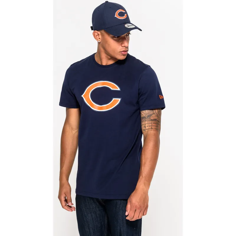 koszulki-krotki-rekaw-niebieski-de-chicago-bears-nfl-new-era