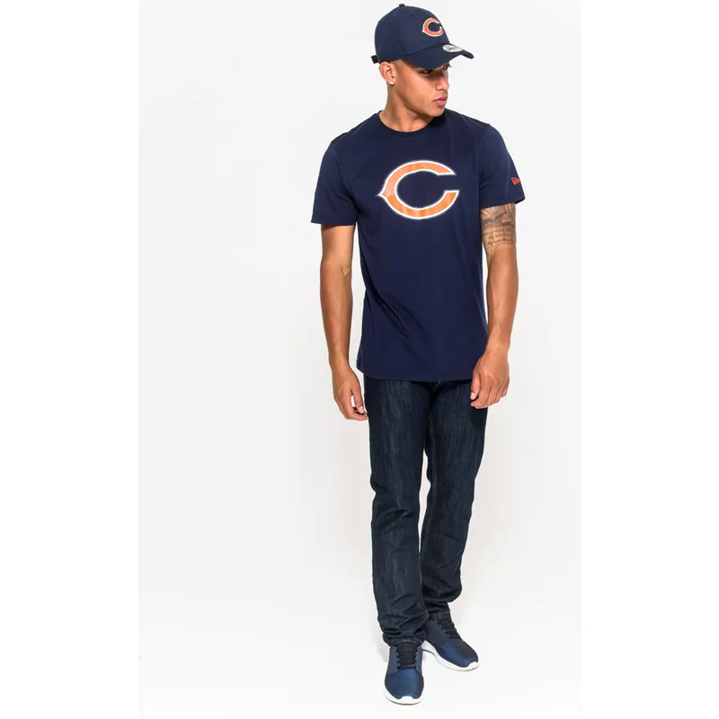 koszulki-krotki-rekaw-niebieski-de-chicago-bears-nfl-new-era