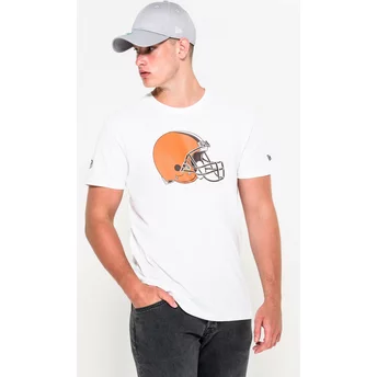 T- Shirt Krótki rękaw biała Cleveland Browns NFL New Era