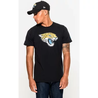 T- Shirt Krótki rękaw czarna Jacksonville Jaguars NFL New Era