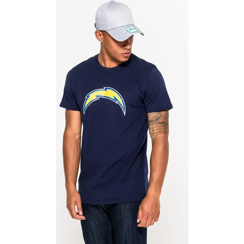 koszulki-krotki-rekaw-niebieski-de-los-angeles-chargers-nfl-new-era