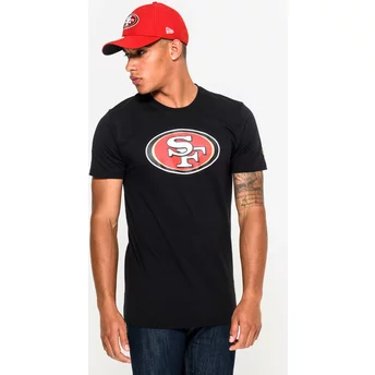 T- Shirt Krótki rękaw czarna San Francisco 49ers NFL New Era