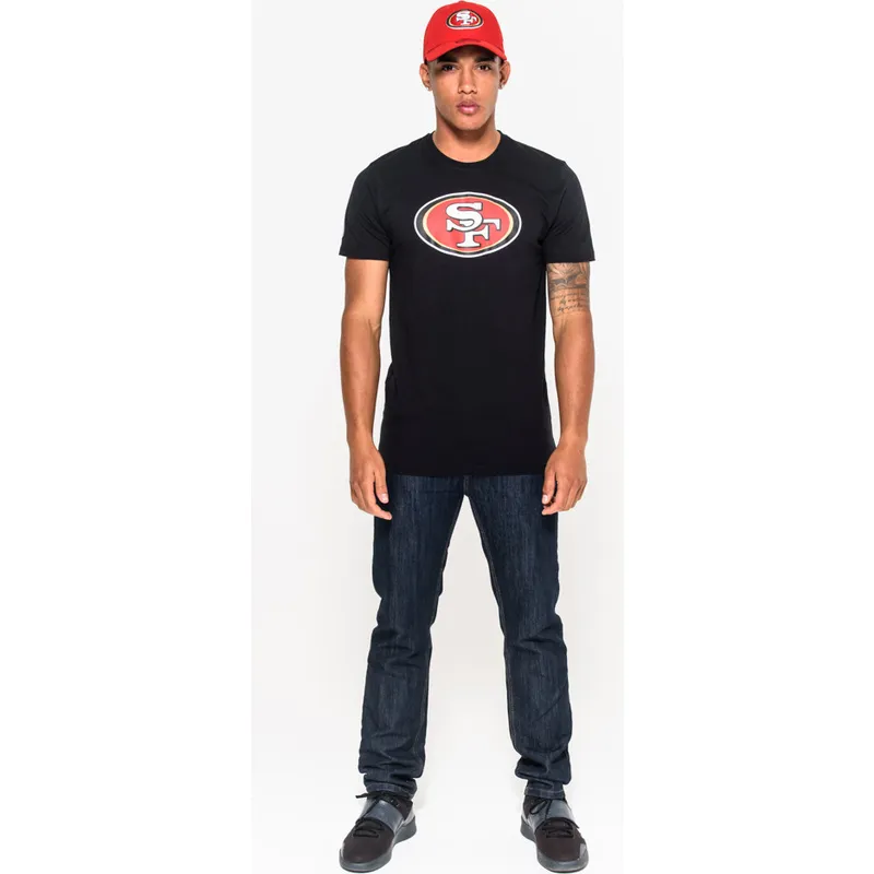 koszulki-krotki-rekaw-czarny-de-san-francisco-49ers-nfl-new-era