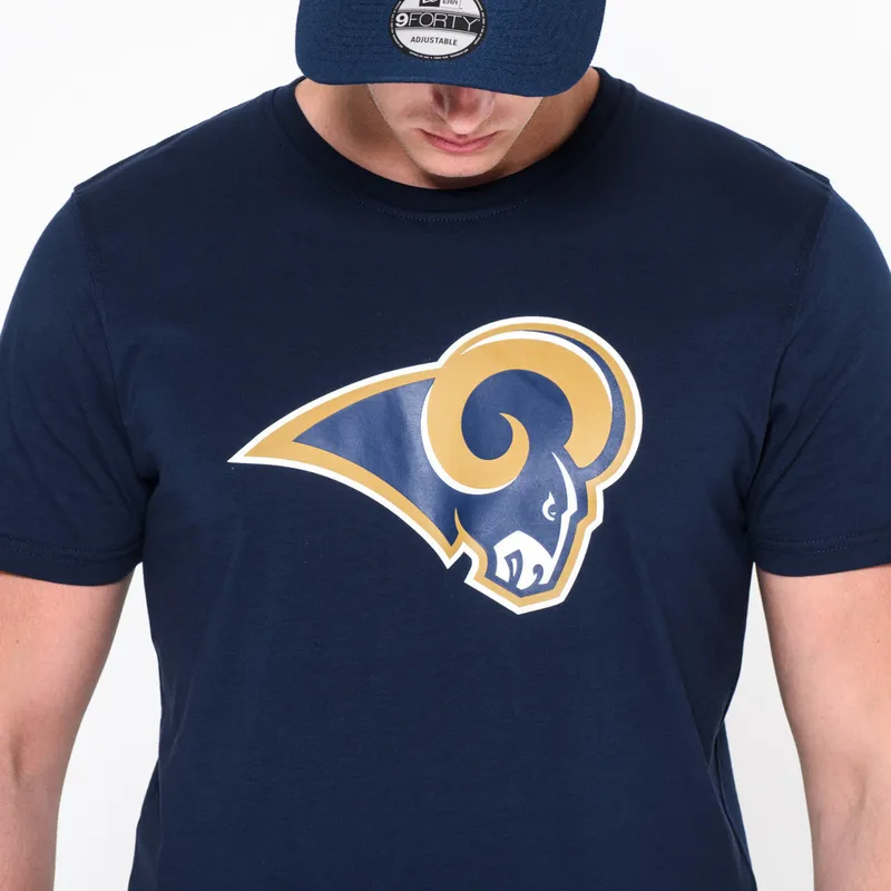 koszulki-krotki-rekaw-niebieski-de-los-angeles-rams-nfl-new-era