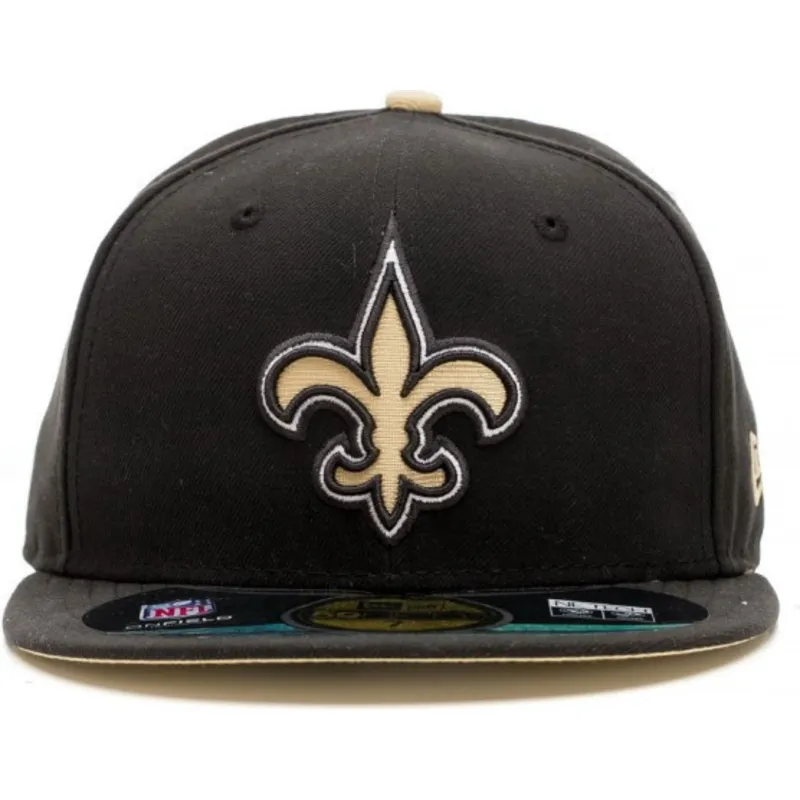 czapki-plana-czarny-dopasowany-59fifty-authentic-on-field-game-new-orleans-saints-nfl-new-era czapki-plana-czarny-dopasowany-59fifty-authentic-on-field-game-new-orleans-saints-nfl-new-era