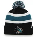 czapki-pompon-czarny-san-jose-sharks-nhl-47-brand