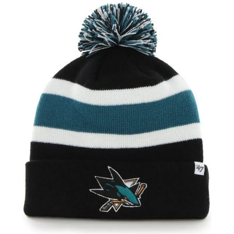 czapki-pompon-czarny-san-jose-sharks-nhl-47-brand