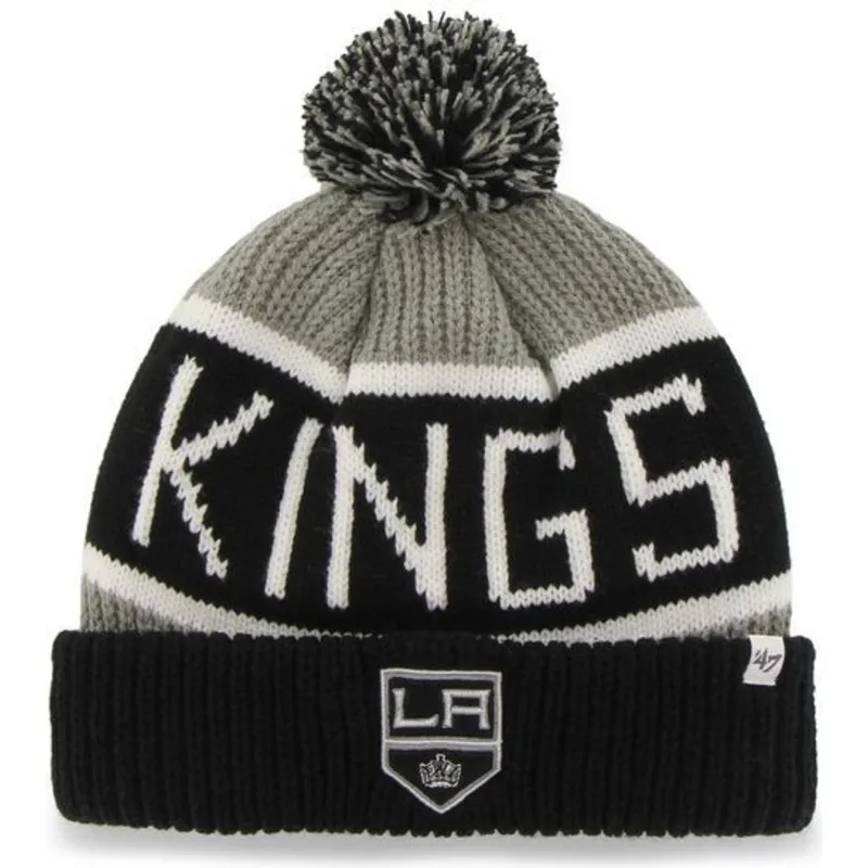 czapki-pompon-szary-los-angeles-kings-nhl-47-brand