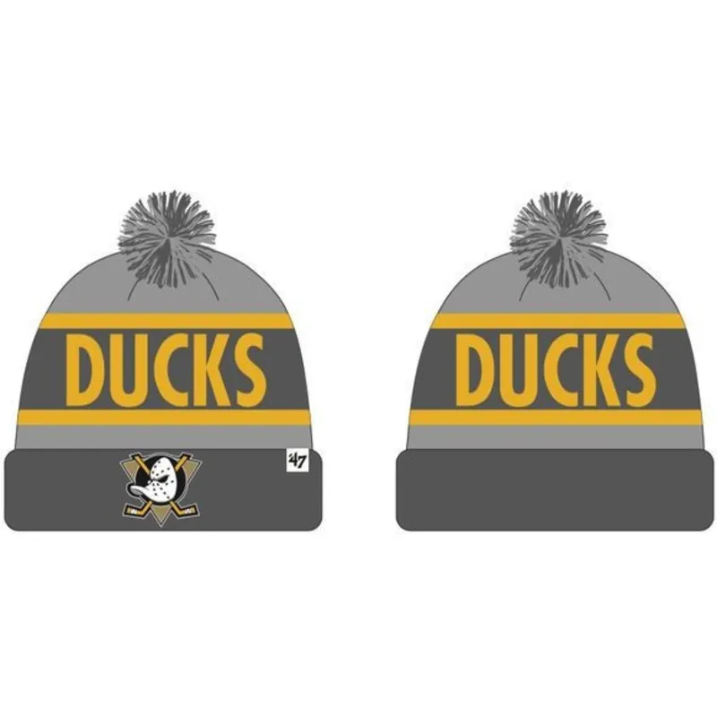 czapki-pompon-szary-anaheim-ducks-nhl-47-brand