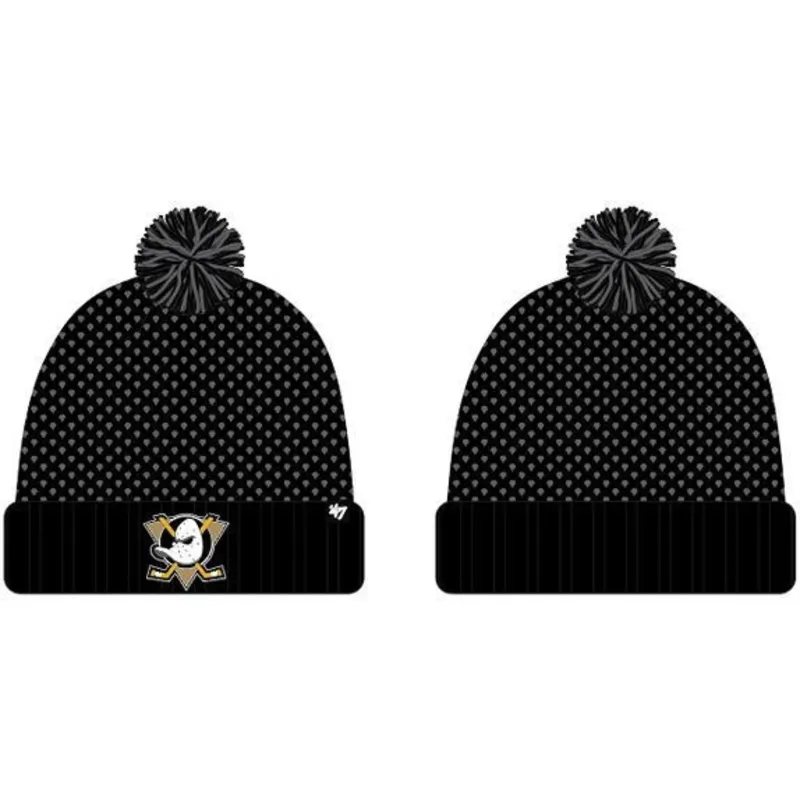 czarna-czapka-z-pomponem-anaheim-ducks-nhl-calypso-od-47-brand