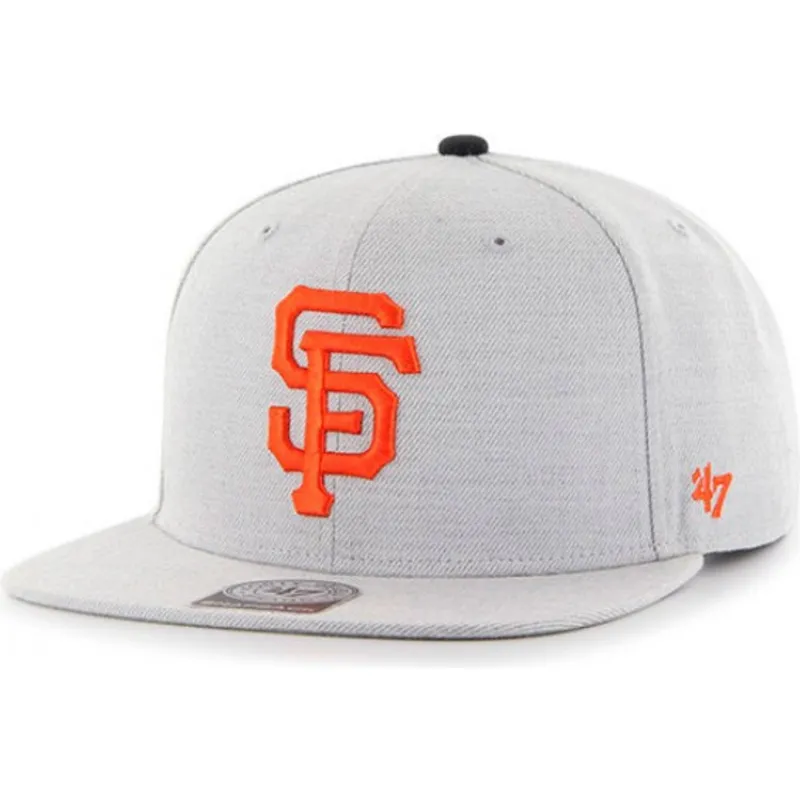 czapki-plana-szary-snapback-san-francisco-giants-mlb-47-brand