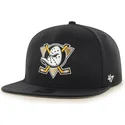 czarna-czapka-snapback-anaheim-ducks-nhl-no-shot-captain-od-47-brand