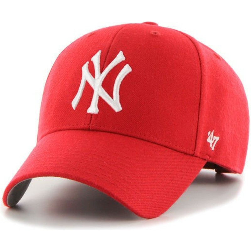 wyginieta-czapka-czerwona-new-york-yankees-mlb-mvp-47-brand