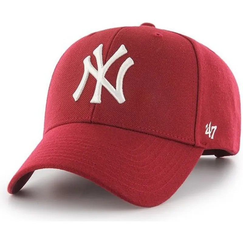 czapki-curva-czerwony-snapback-new-york-yankees-mlb-47-brand