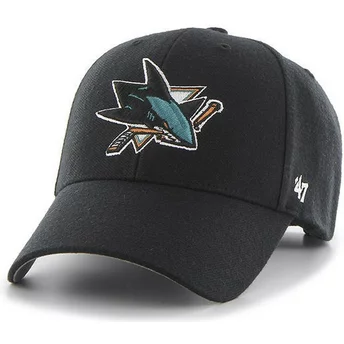 Wyginięta czapka czarna San Jose Sharks NHL MVP 47 Brand