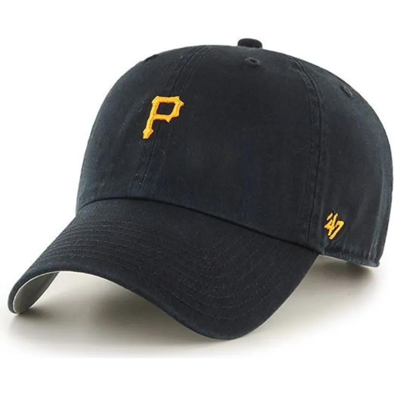 czapki-curva-czarny-tasma-regulowana-mini-pittsburgh-pirates-mlb-47-brand