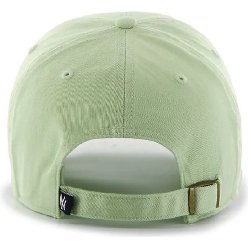 czapki-curva-zielony-tasma-regulowana-claro-new-york-yankees-mlb-47-brand