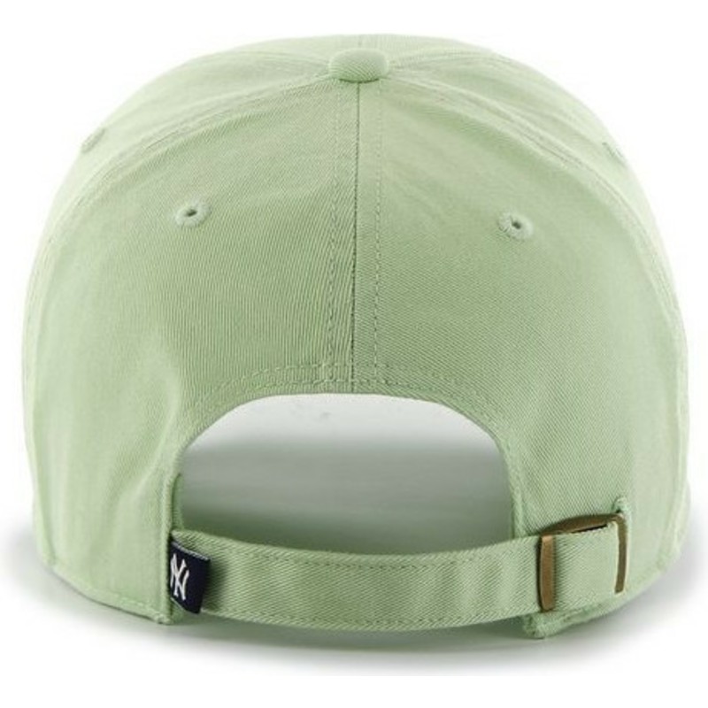 wyginieta-czapka-zielona-jasny-z-bialy-m-logo-new-york-yankees-mlb-clean-up-47-brand