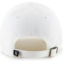 biala-czapka-z-zakrzywionym-daszkiem-new-york-yankees-mlb-clean-up-marki-47-brand