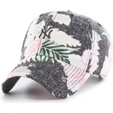 czapki-curva-szary-tasma-regulowana-estampado-floral-new-york-yankees-mlb-47-brand