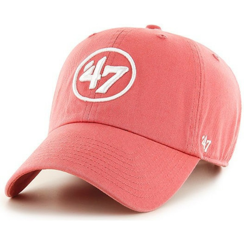 wyginieta-czapka-czerwona-z-logo-47-clean-up-47-brand