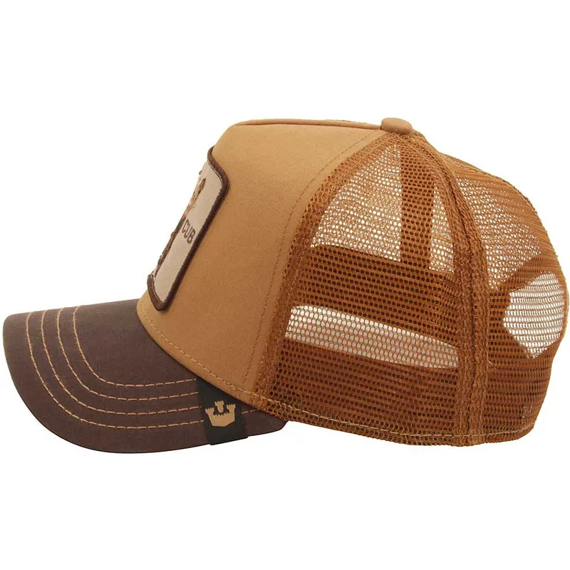 czapki-curva-brazowy-snapback-the-farm-de-goorin-bros czapki-curva-brazowy-snapback-the-farm-de-goorin-bros