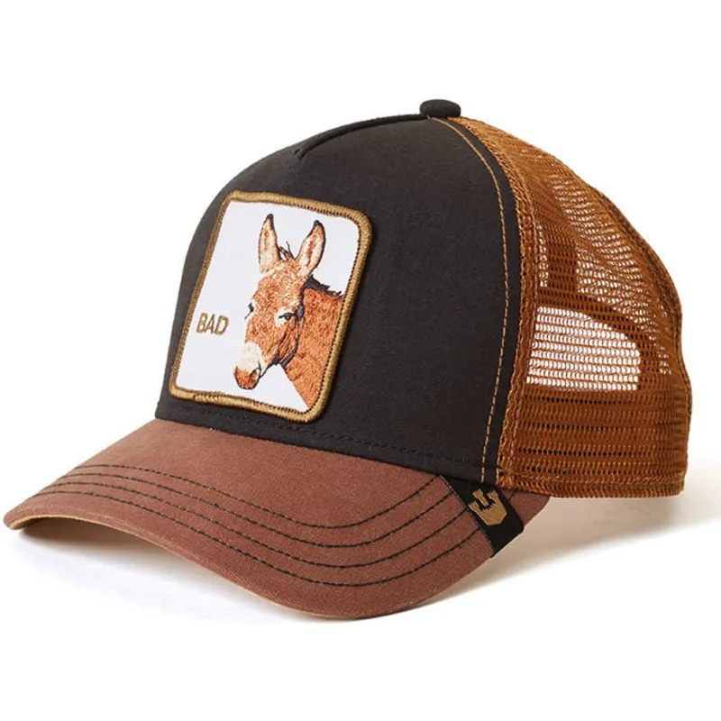 czapki-curva-czarny-snapback-the-farm-de-goorin-bros