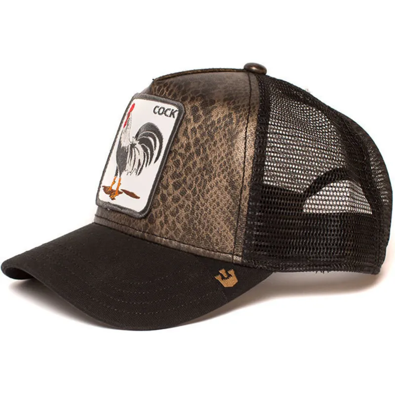 czarna-czapka-trucker-z-kogutem-tropical-od-goorin-bros