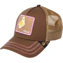 czapki-curva-brazowy-snapback-the-farm-de-goorin-bros