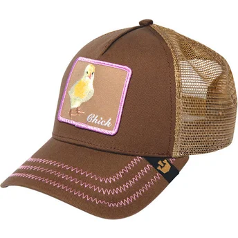 czapki-curva-brazowy-snapback-the-farm-de-goorin-bros
