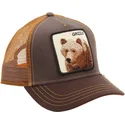czapki-curva-brazowy-snapback-the-farm-de-goorin-bros